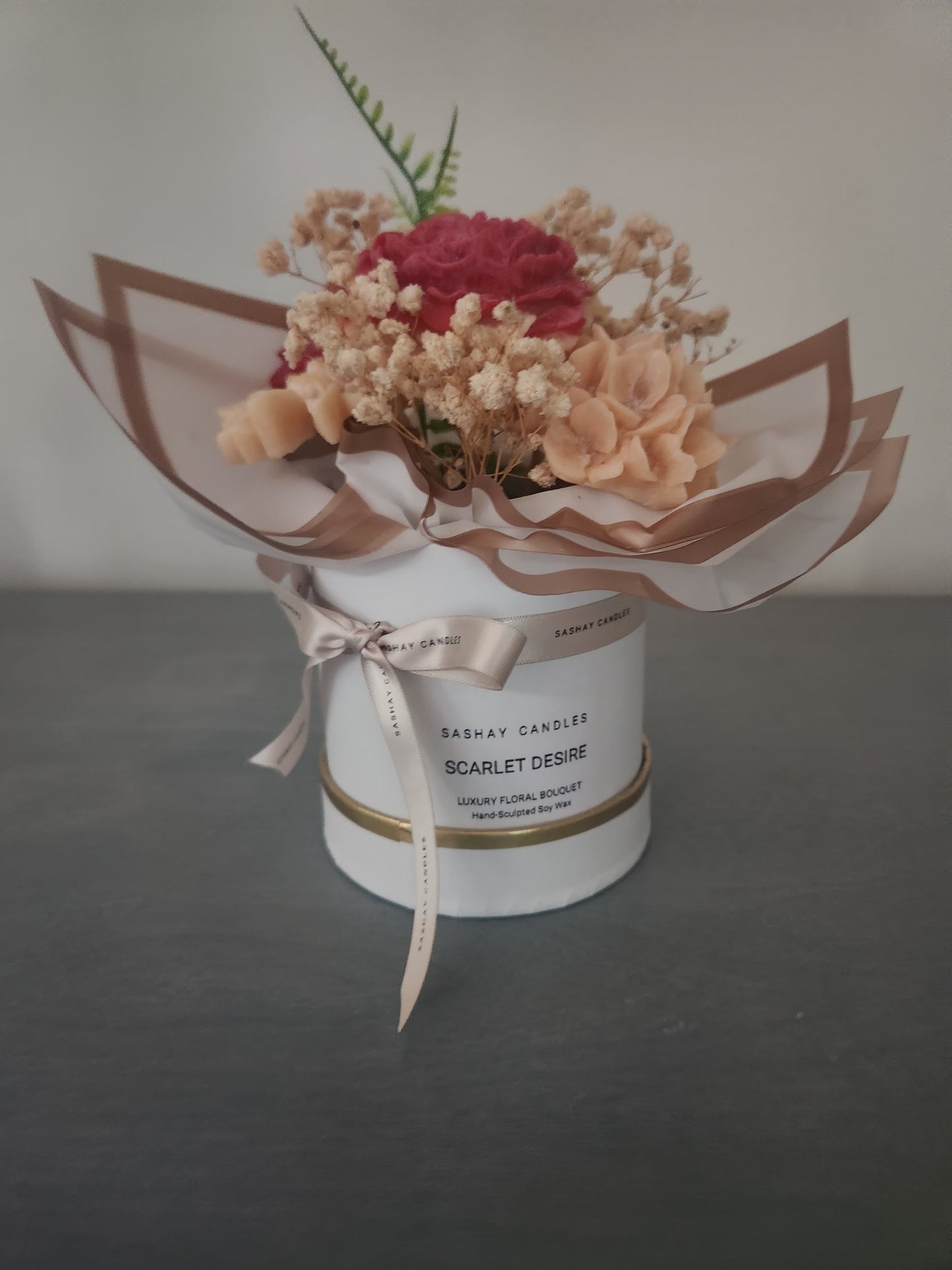 Scarlet Desire Scented Soy Wax Melt Arrangements
