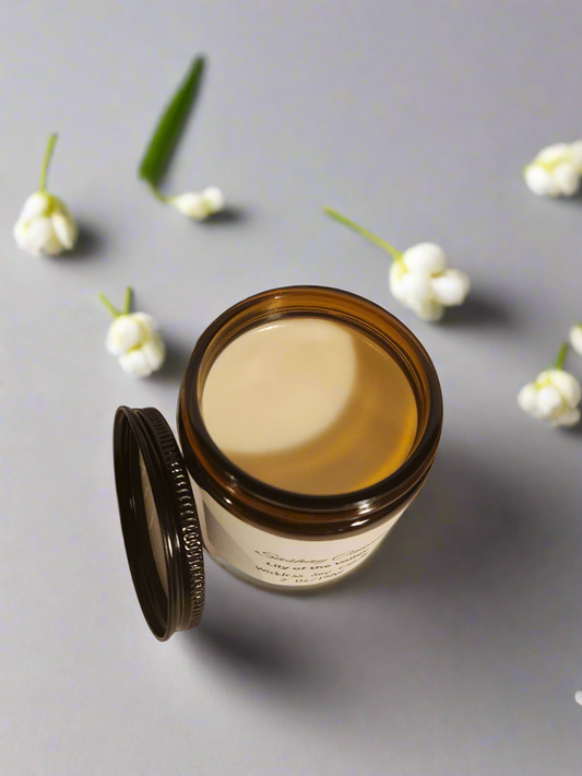 Wickless lily of the valley Scented candle. 