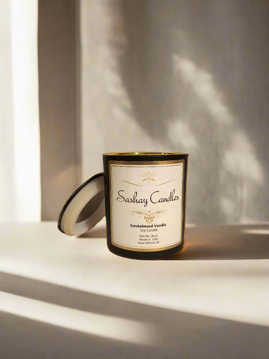 Sandalwood Vanilla Sented Soy Candle