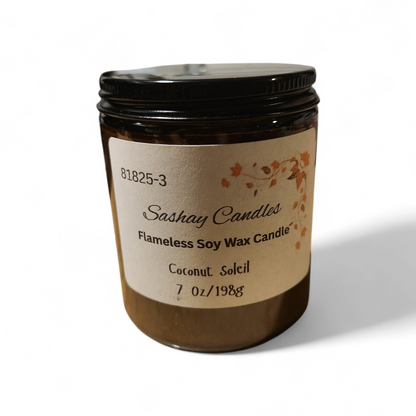 Coconut Soleil Scented Soy Candle - Wickless