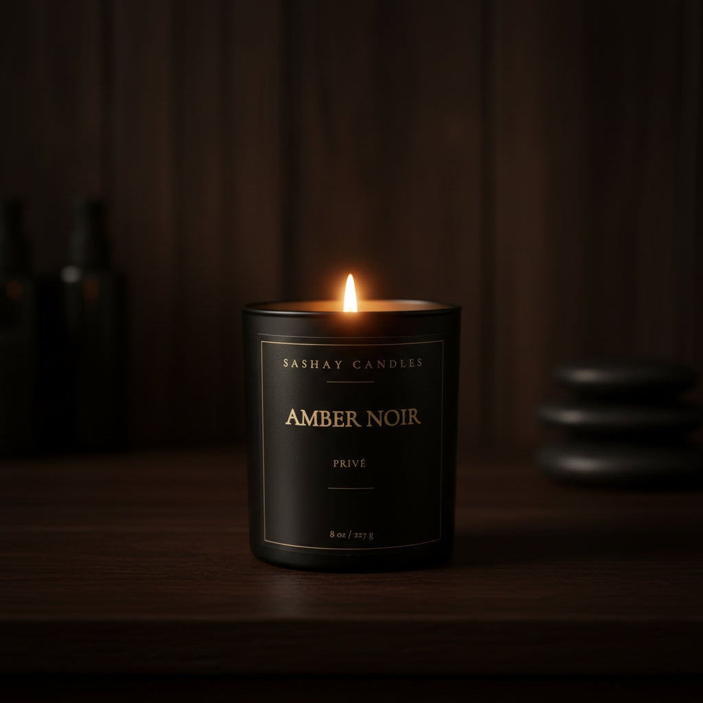 Amber Noir Soy Candle