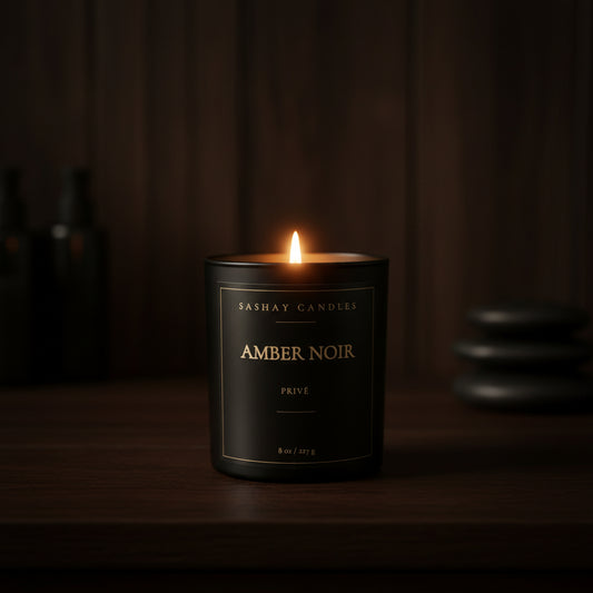 Amber Noir Soy Candle