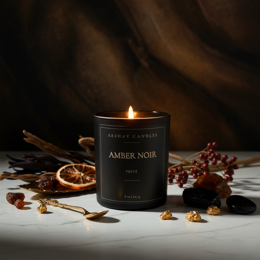 Amber Noir Soy Candle