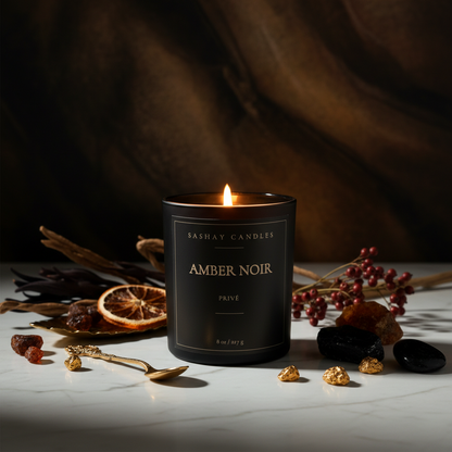 Amber Noir Soy Candle