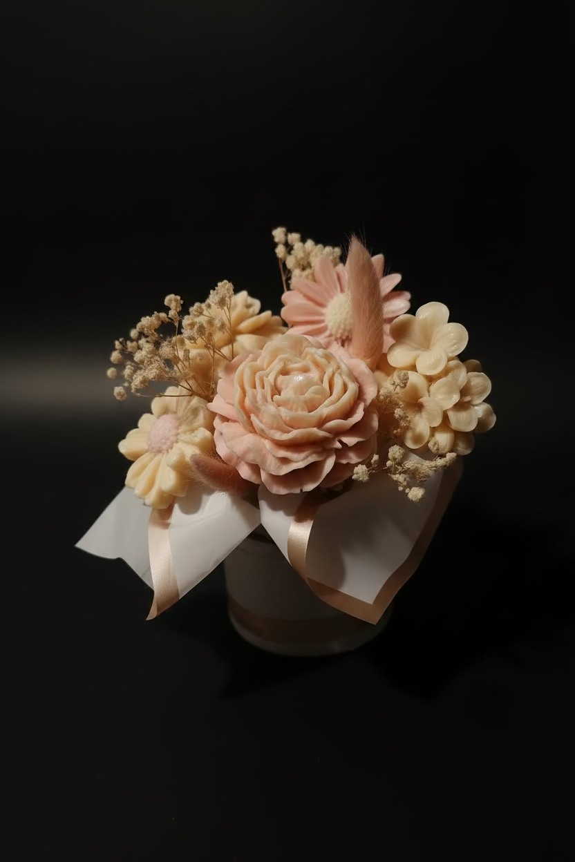 Cashmere Petal Scented Soy Wax Melt Arrangements