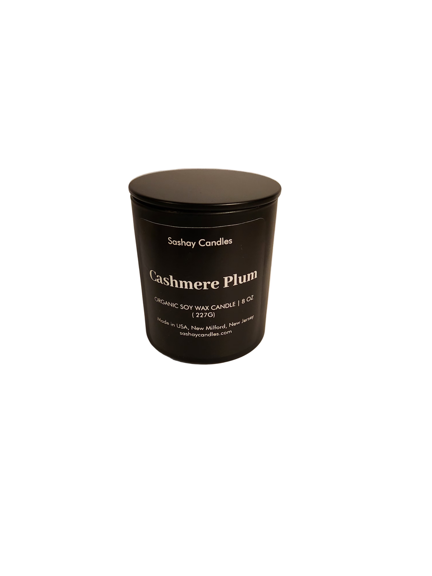 Elegant Cashmere Plum Soy Candle