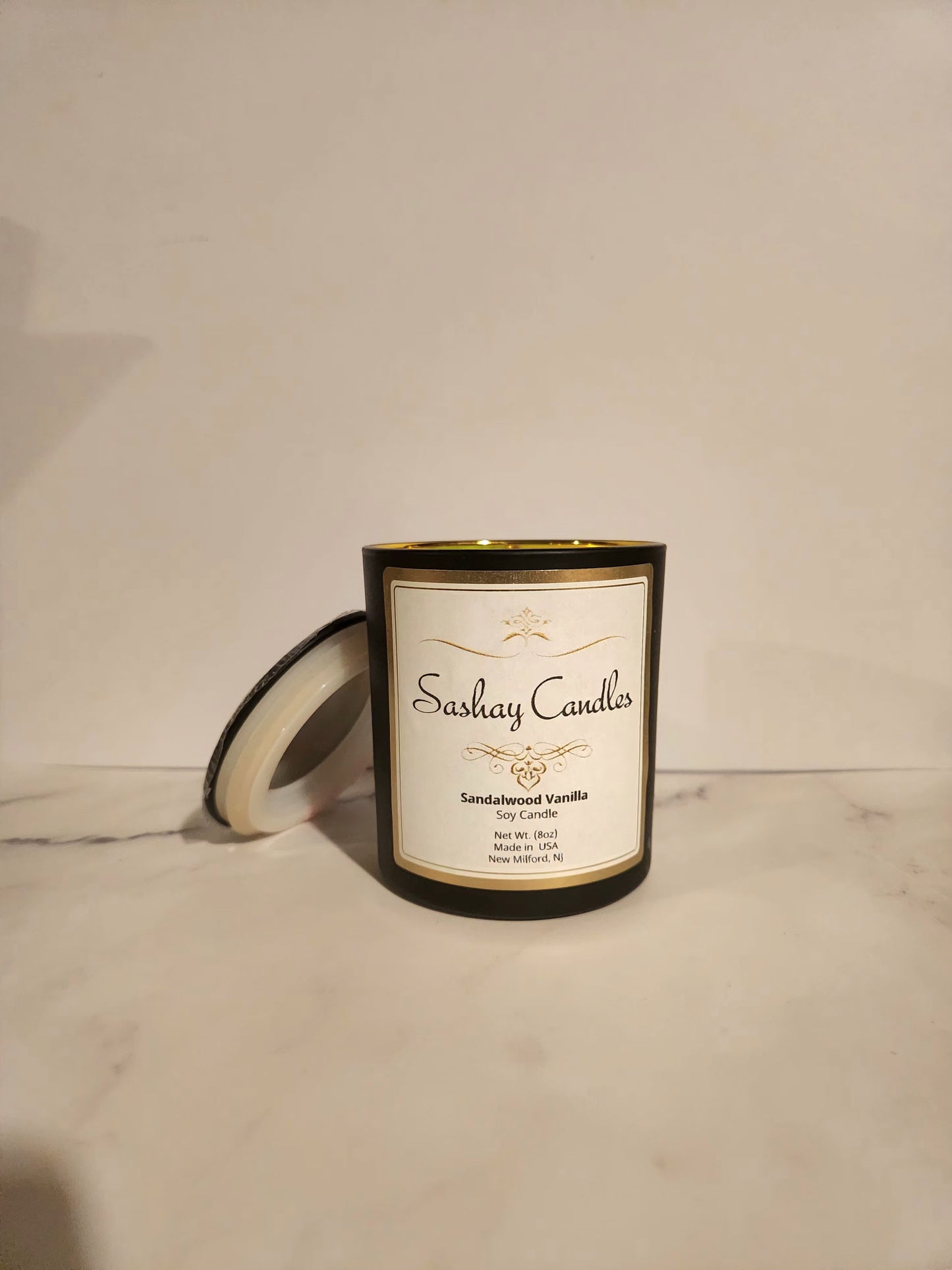 Sandalwood Vanilla Sented Soy Candle