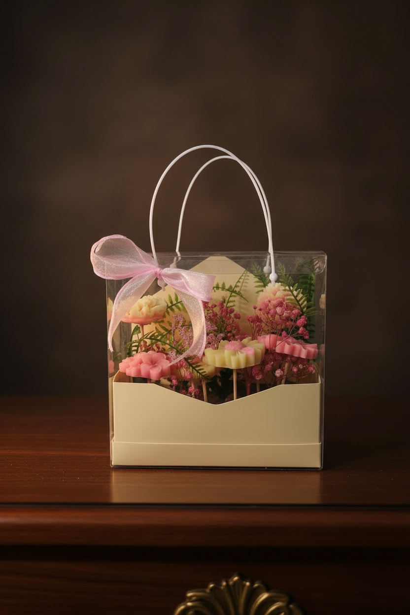 Cashmere Petal Scented Soy Wax Melt Arrangements