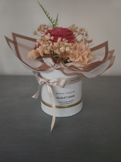 Scarlet Desire Scented Soy Wax Melt Arrangements
