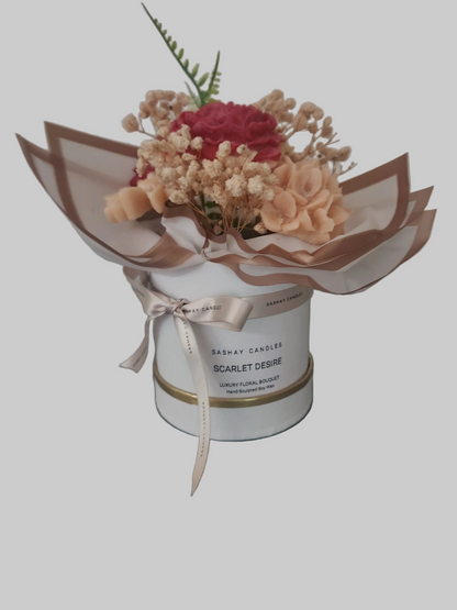 Scarlet Desire Scented Soy Wax Melt Arrangements- Privé